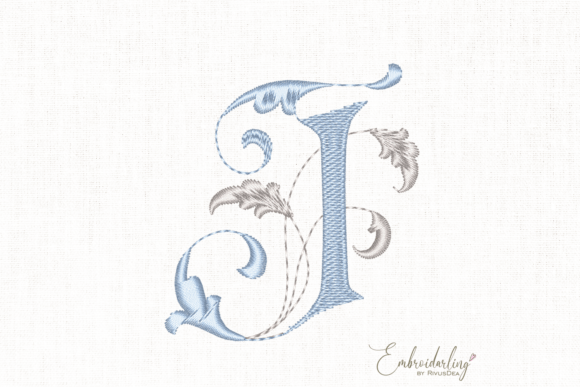 Baby Shower J Monogram Embroidery Letter Review
