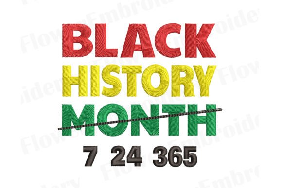 Black History Month Embroidery Design Review