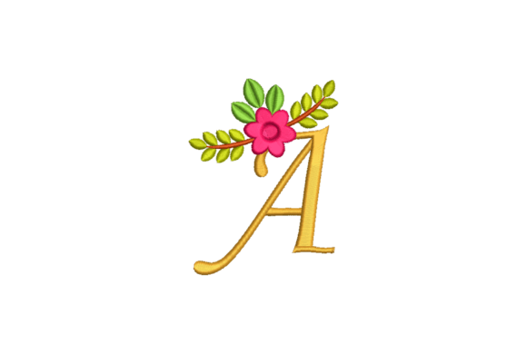 Cute A Letter Embroidery Design Review