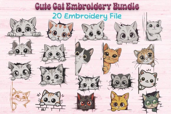 Cute Cat Bundle Embroidery Review