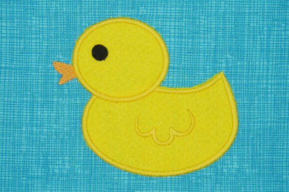 Cute Duck Applique Embroidery Design Review