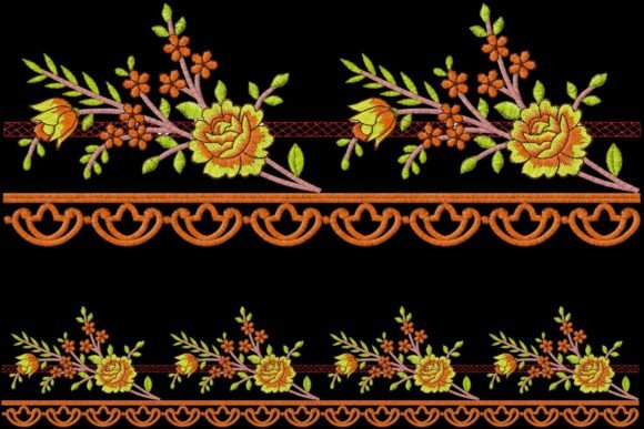 Floral Borders and Motifs Embroidery Review
