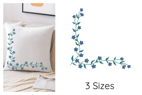 Floral Corner Embroidery Design Review