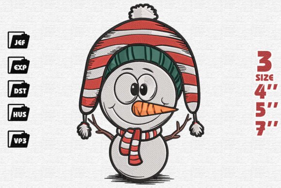Funny Snowman Christmas Embroidery Review