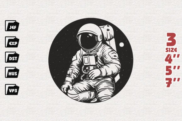 Galactic Astronaut Embroidery Review for Seasonal Use