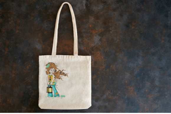 Girl Holding a Lamp Embroidery Design Review