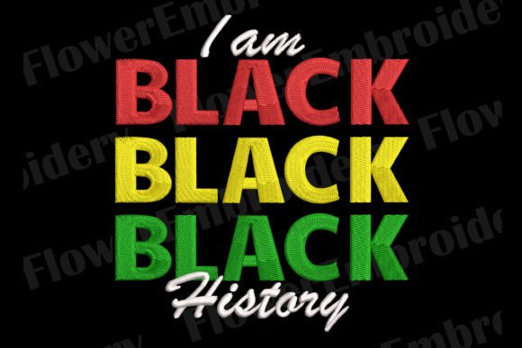 I Am Black History Embroidery Review