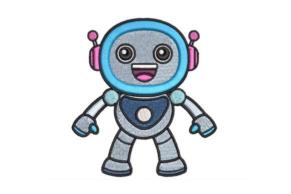 Joyful Robot Embroidery Design Review