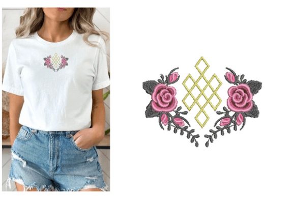 Lattice Pearl Rose Embroidery Designs Review