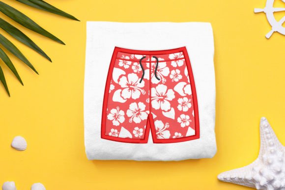 Swim Trunks Shorts Applique Embroidery Review
