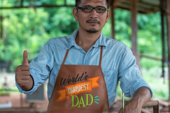 World's Okayest Dad Applique Embroidery Review